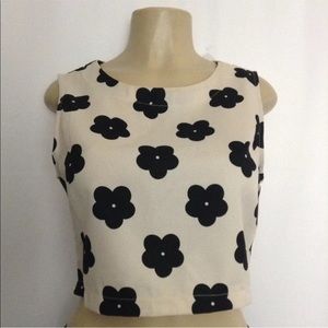 Lush Nordstrom Floral Crop Top NWT
